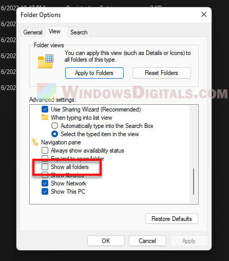 Remove all folders from left pane This PC