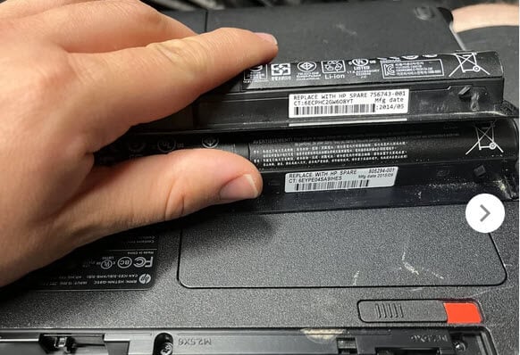 Replace laptop battery if laptop only run when plugged in