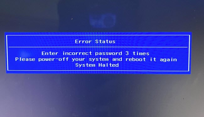 Reset BIOS Password for Lenovo Thinkpad Ideapad Yoga Legion