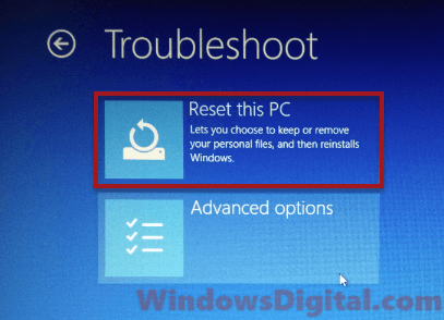 Reset Windows PC