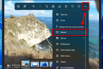 Resize a photo using Photos app in Windows 11