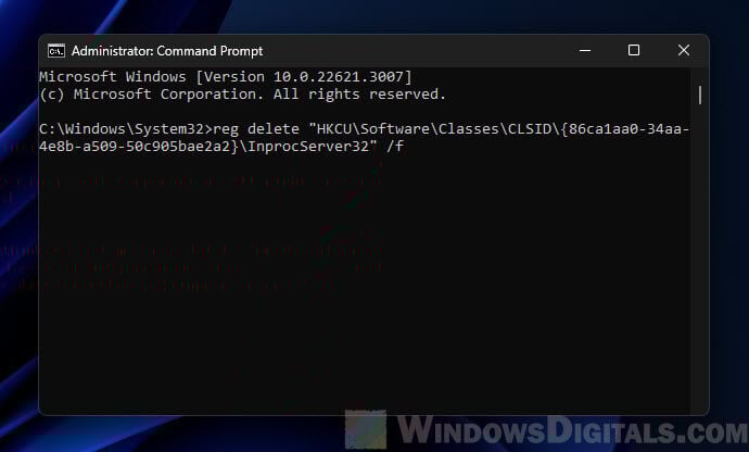Restore show more option in Windows 11