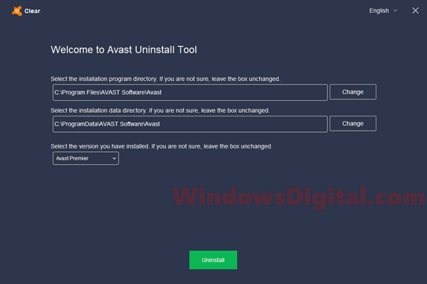 Run Avast uninstaller to fix Windows rollback loop