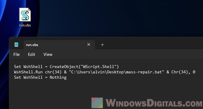 How to run .BAT files invisibly, without displaying the Command Prompt  window » Winhelponline