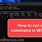 Run cURL Commands in Windows 11 Examples