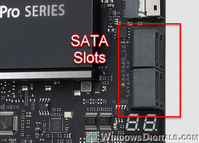 SATA Slots Motherboard