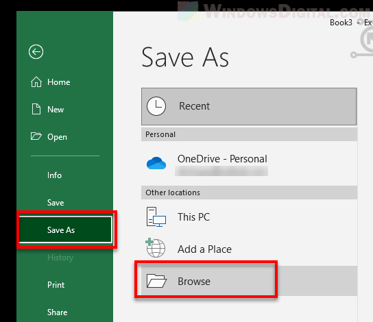 Save CSV or TXT as Excel in Windows 11