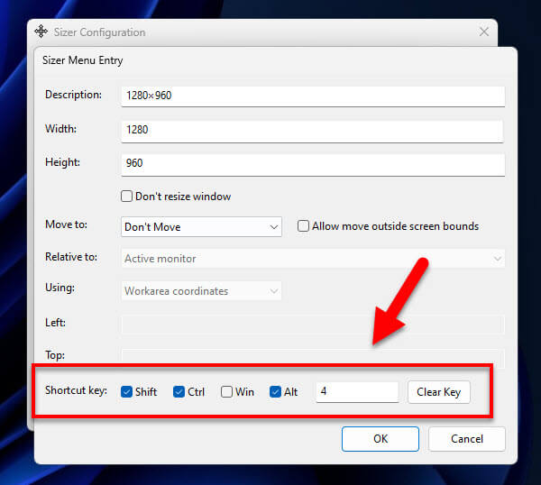 Scale Windows 11 Shortcut Keys