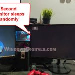 Second Monitor Keeps Going to Sleep