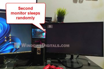 Second Monitor Keeps Going to Sleep