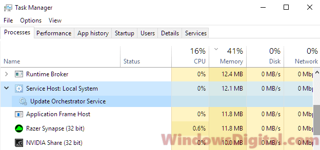 Service Host Local System High CPU Disk Memory Usage Windows 10/11