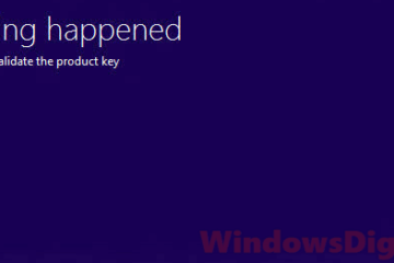 Setup has failed to validate the product key Windows 10 Pro Upgrade