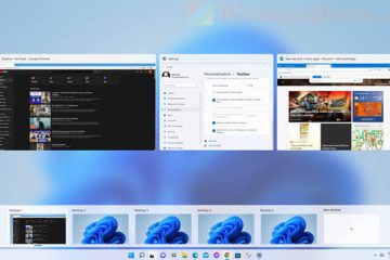 Shortcut key to minimize all Windows 11