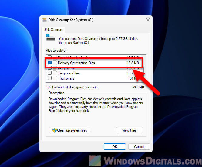 Should I delete Delivery Optimization files Windows 11
