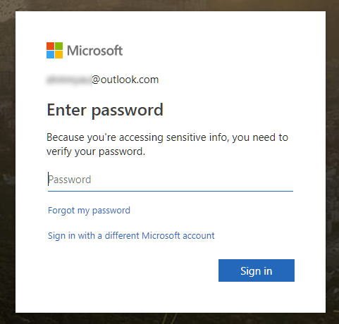 Sign in to microsoft account outlook or hotmail