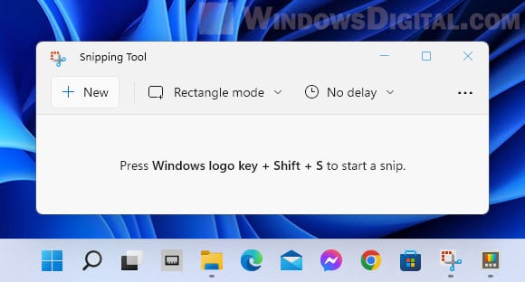 Snipping Tool Windows 11 without PrtScn