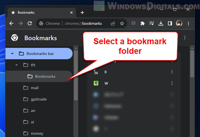 Sort Chrome Bookmark folder by name