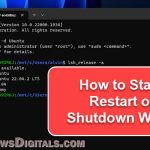 Start, Restart or Shutdown WSL2 on Windows 11