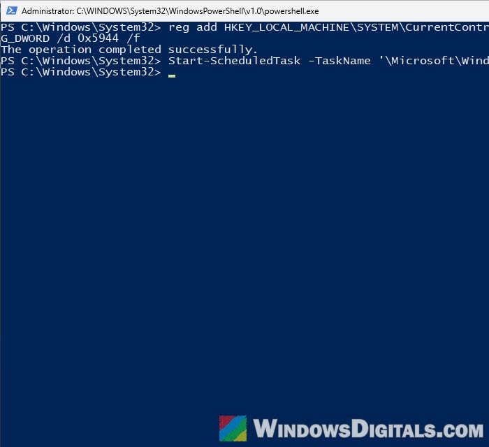 Start Secure Boot certificate update PowerShell Windows 11
