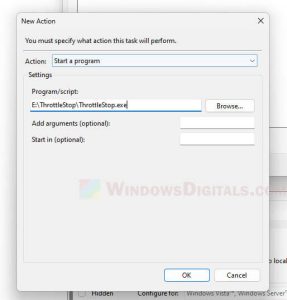 How to Make ThrottleStop Start with Windows 11