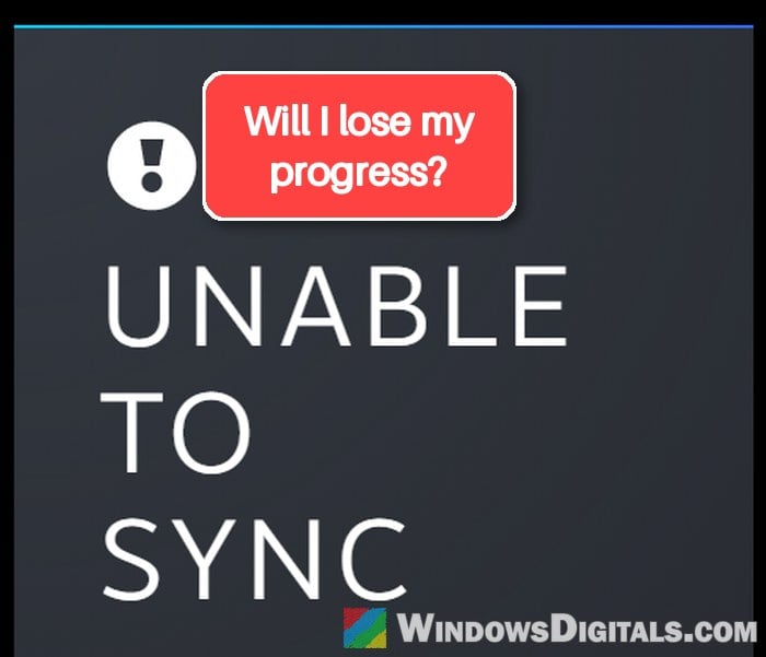 Steam Cloud "Unable to Sync" Error When Starting a Game