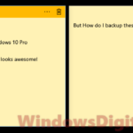 Sticky notes file location Windows 10 backup restore
