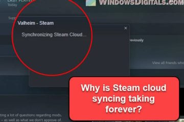 Synchronizing Steam Cloud is Taking Forever