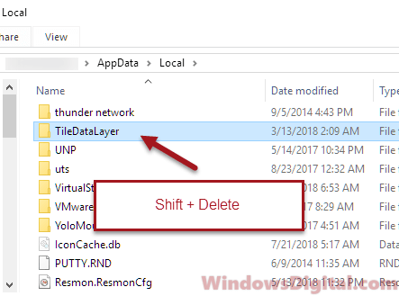 Tile Data Layer Windows 10/11