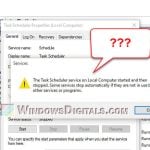 Task Scheduler Service Started then Stopped Windows 11 10