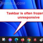 Taskbar frozen Windows 11