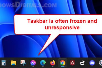 Taskbar frozen Windows 11