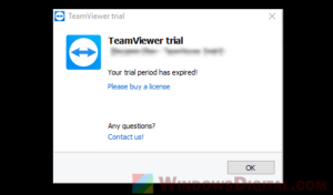 how to download teamviewer after trial period expired