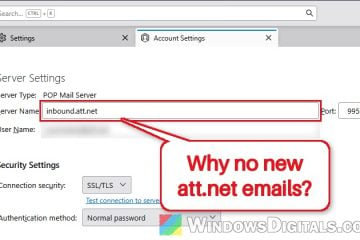 Thunderbird Not Receiving AT&T (att.net) Email, What to do?