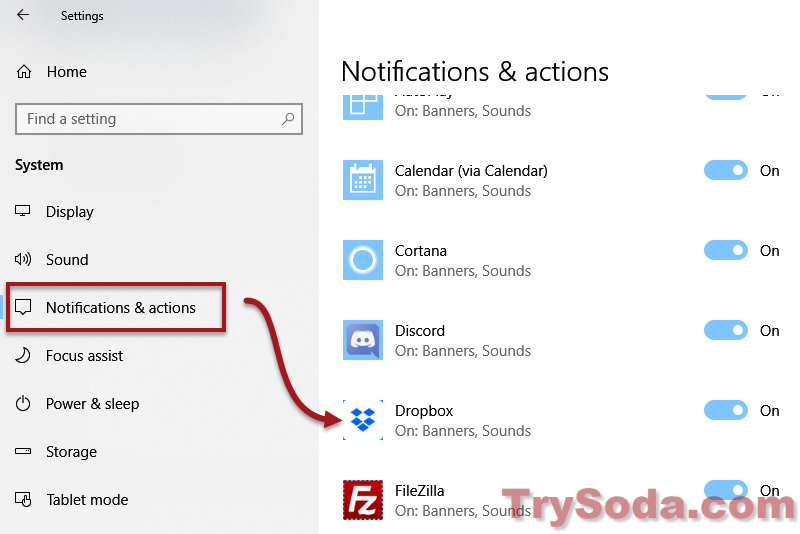 turn off notification sounds