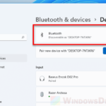 Turn on Bluetooth in Windows 11