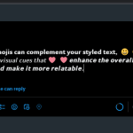 Twitter X bold and italic text with emoji