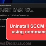 Uninstall SCCM Client Manually in Windows 11 10 CMD