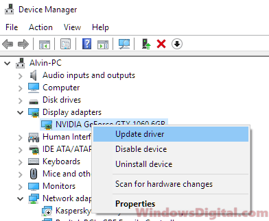 Update Driver