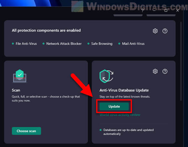 Update avp.exe Kaspersky Antivirus