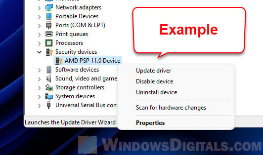 Update driver Windows 11
