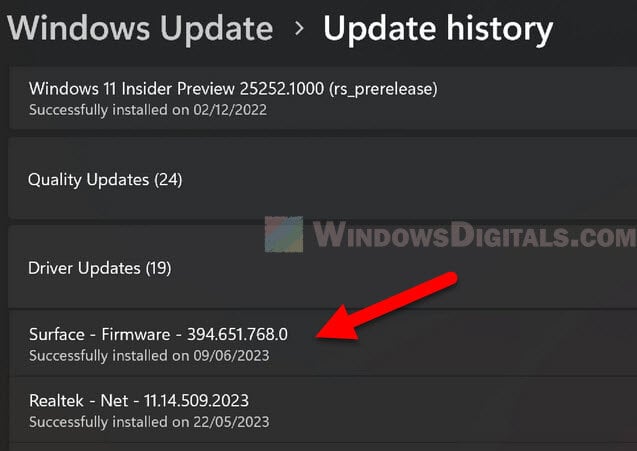 Update firmware or BIOS in Windows 11