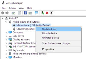 reinstall windows 10 microphone driver reinstall windows 10 microphone driver