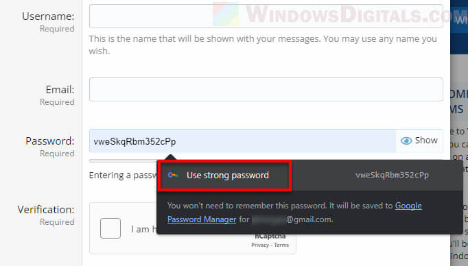 Use Strong Passwords