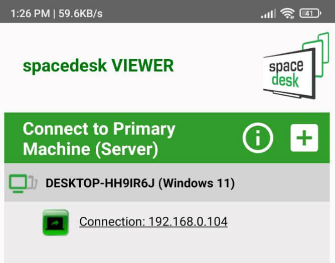 Use iPad or iPhone as second monitor for Windows