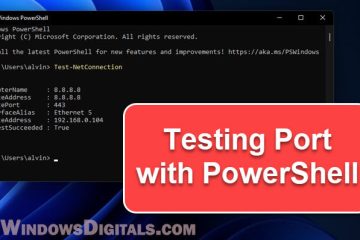 Using PowerShell to Test Port Connection Without Telnet