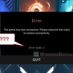 VAL 3 Error Code in Valorant