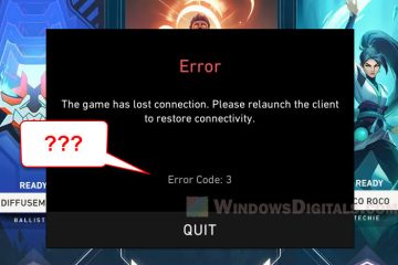 VAL 3 Error Code in Valorant