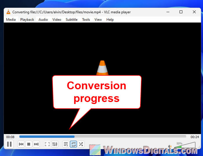 VLC Conversion Progress