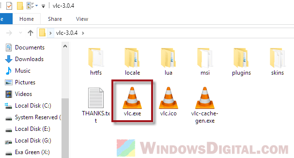 VLC Player Portable 64 bit Zip Download for Windows 10 No Install