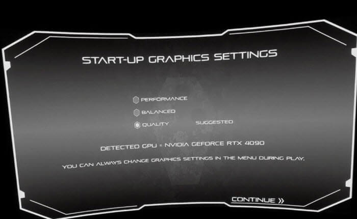VR game graphics settings Meta Oculus Quest